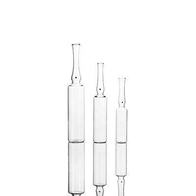2ml clear borosilicate  glass ampoule medical cosmetic use