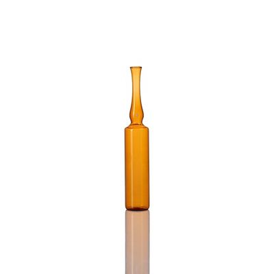 3ml Amber Good Chemical Stability Type 1 ISO Form B & Form C Glass Ampoule