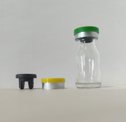 Clear Moulded Injection Glass Vial For Antibiotics Ring Finish 20mm Type I II
