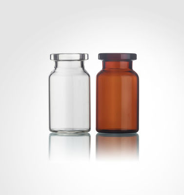 10ml USP Type I Borosilicate Glass Vial Customized With Rubber Stopper