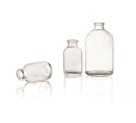 20ml A clear molded glass vial USP type II