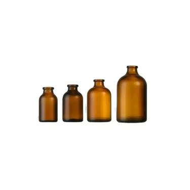 10ml 30ml 100ml Amber Glass Reagent Bottle Molded Antibiotic Glass Bottle