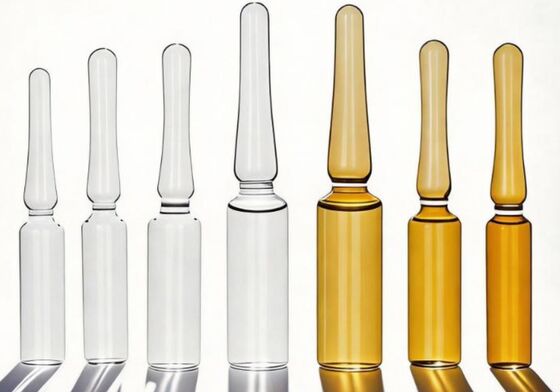 1-20ml Clear and Amber ISO type D glass ampoule